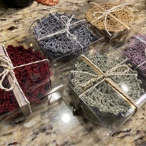 Handmade Coasters for Wine Glasses and Cups